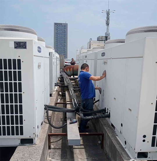 鹤岗中央空调制热和不制冷系统维修方法