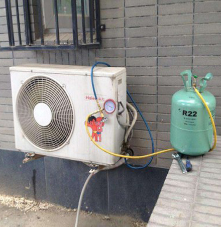 鹤岗空调加氟